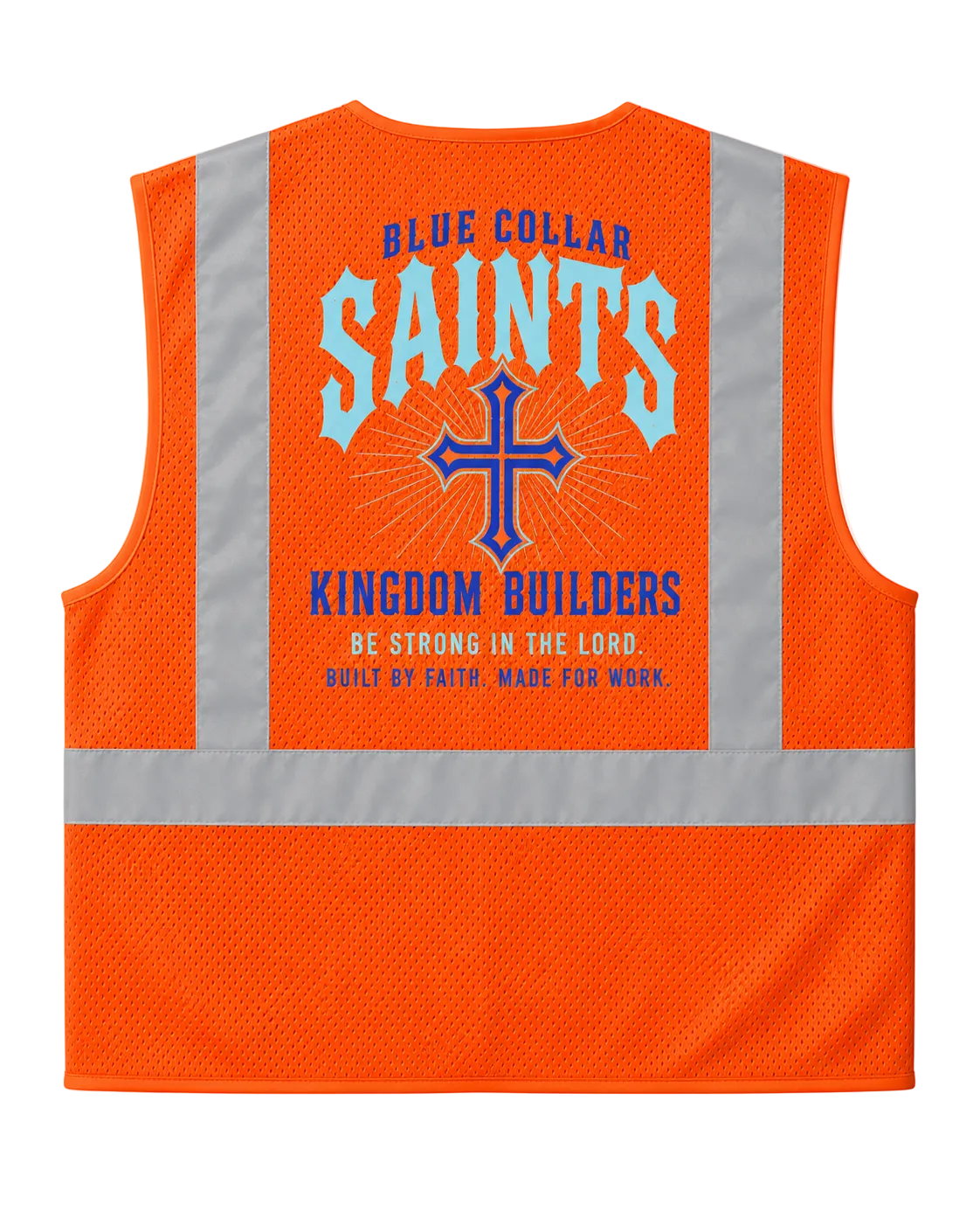 Blue Collar Saints Class 2 Mesh Safety Vest