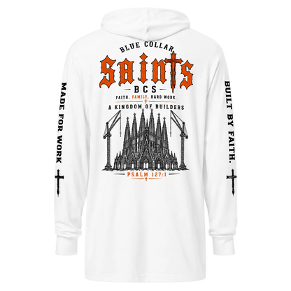 Hooded long-sleeve tee