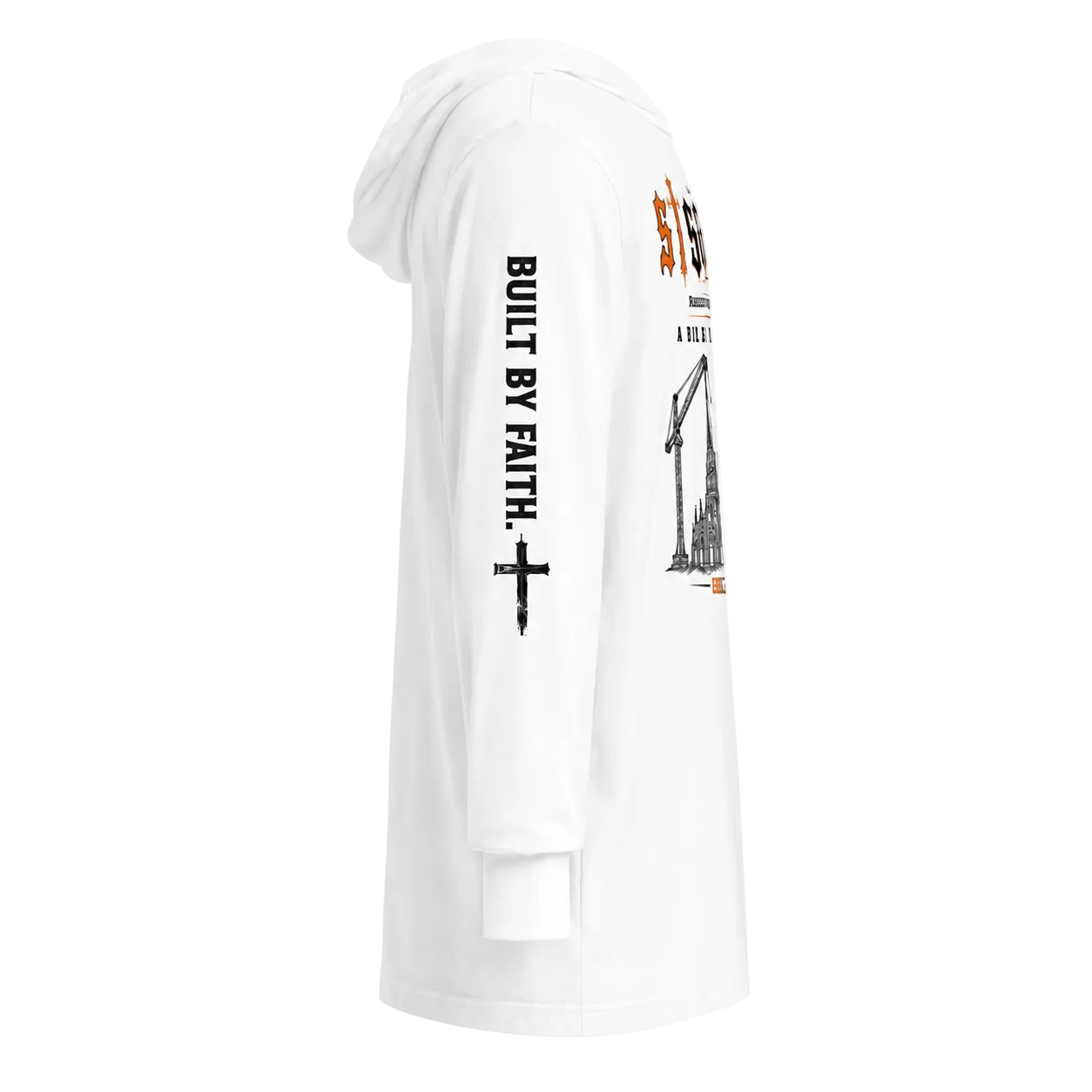Hooded long-sleeve tee
