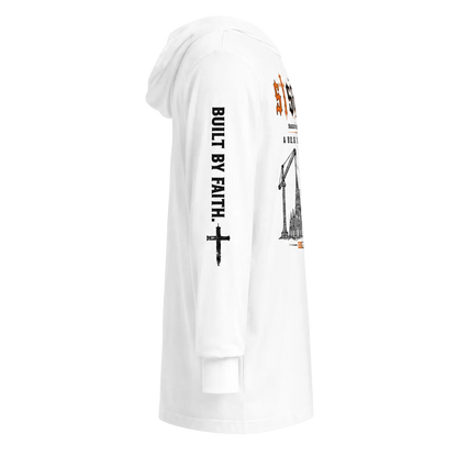 Hooded long-sleeve tee