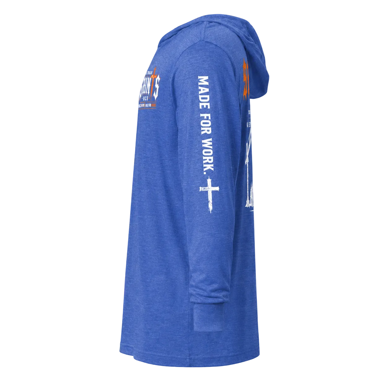 Hooded long-sleeve tee
