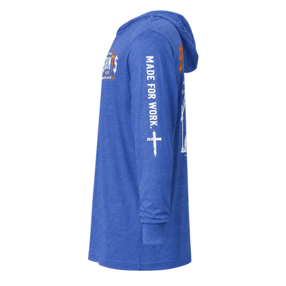 Hooded long-sleeve tee