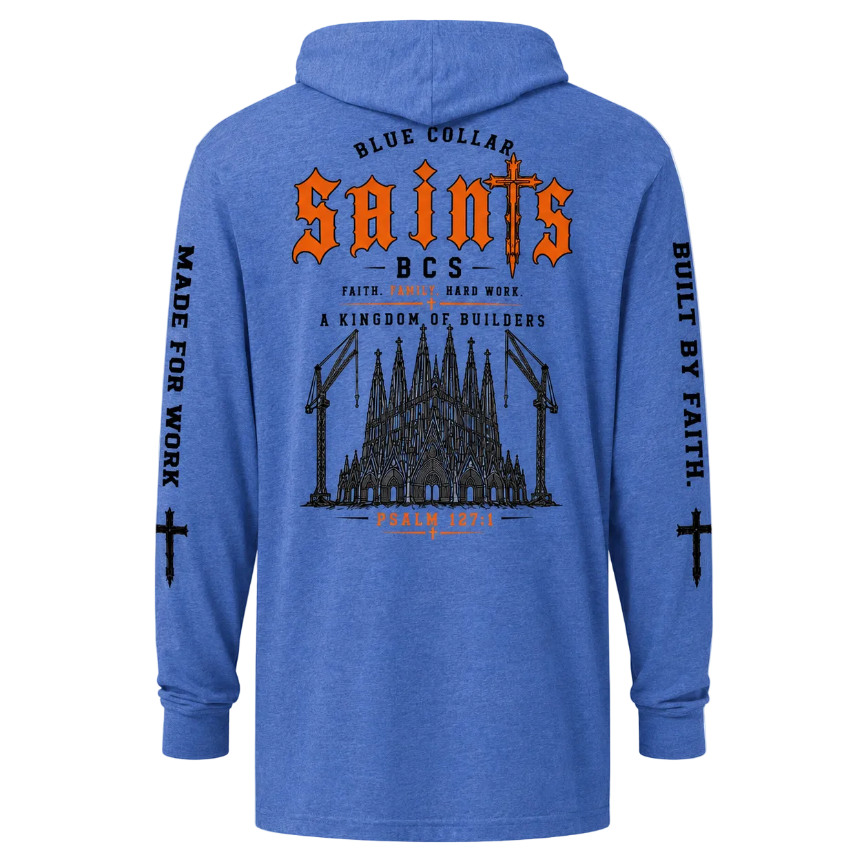 Hooded long-sleeve tee
