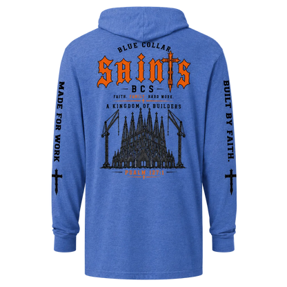 Hooded long-sleeve tee