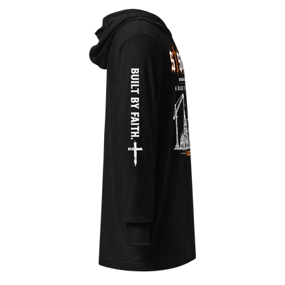 Hooded long-sleeve tee