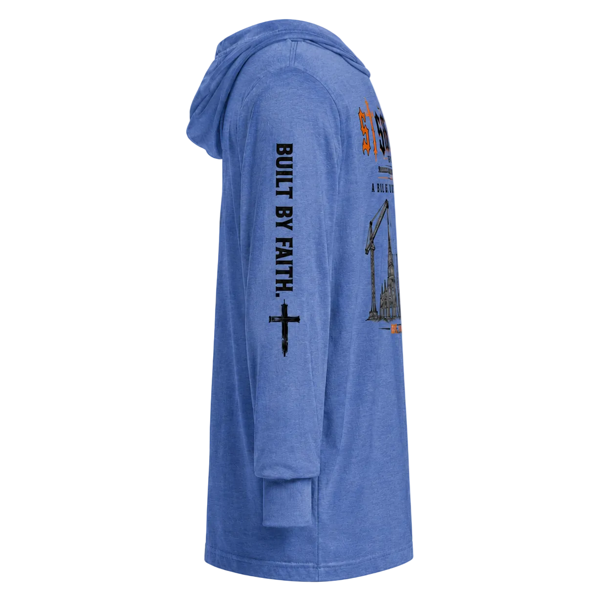 Hooded long-sleeve tee