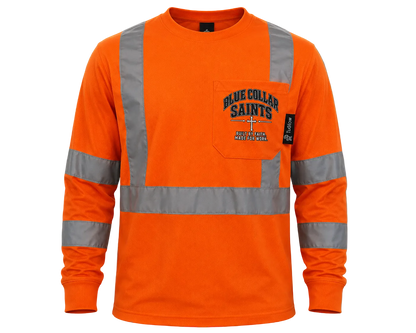 Blue Collar Saints Kingdom Builder Hi-Vis Long Sleeve