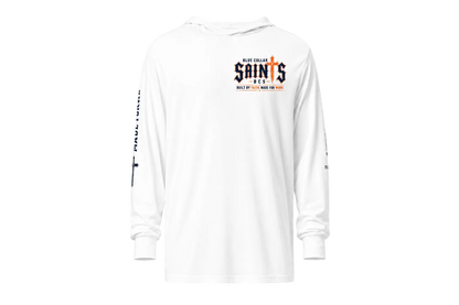 Hooded long-sleeve tee