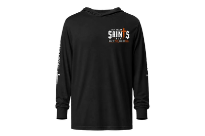 Hooded long-sleeve tee