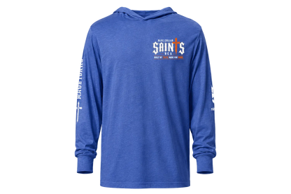 Hooded long-sleeve tee