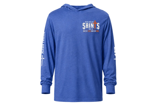 Hooded long-sleeve tee