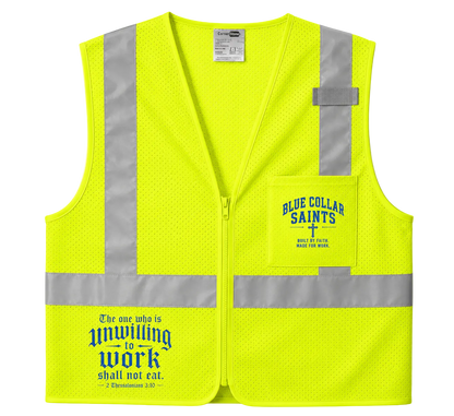 Blue Collar Saints Class 2 Mesh Safety Vest