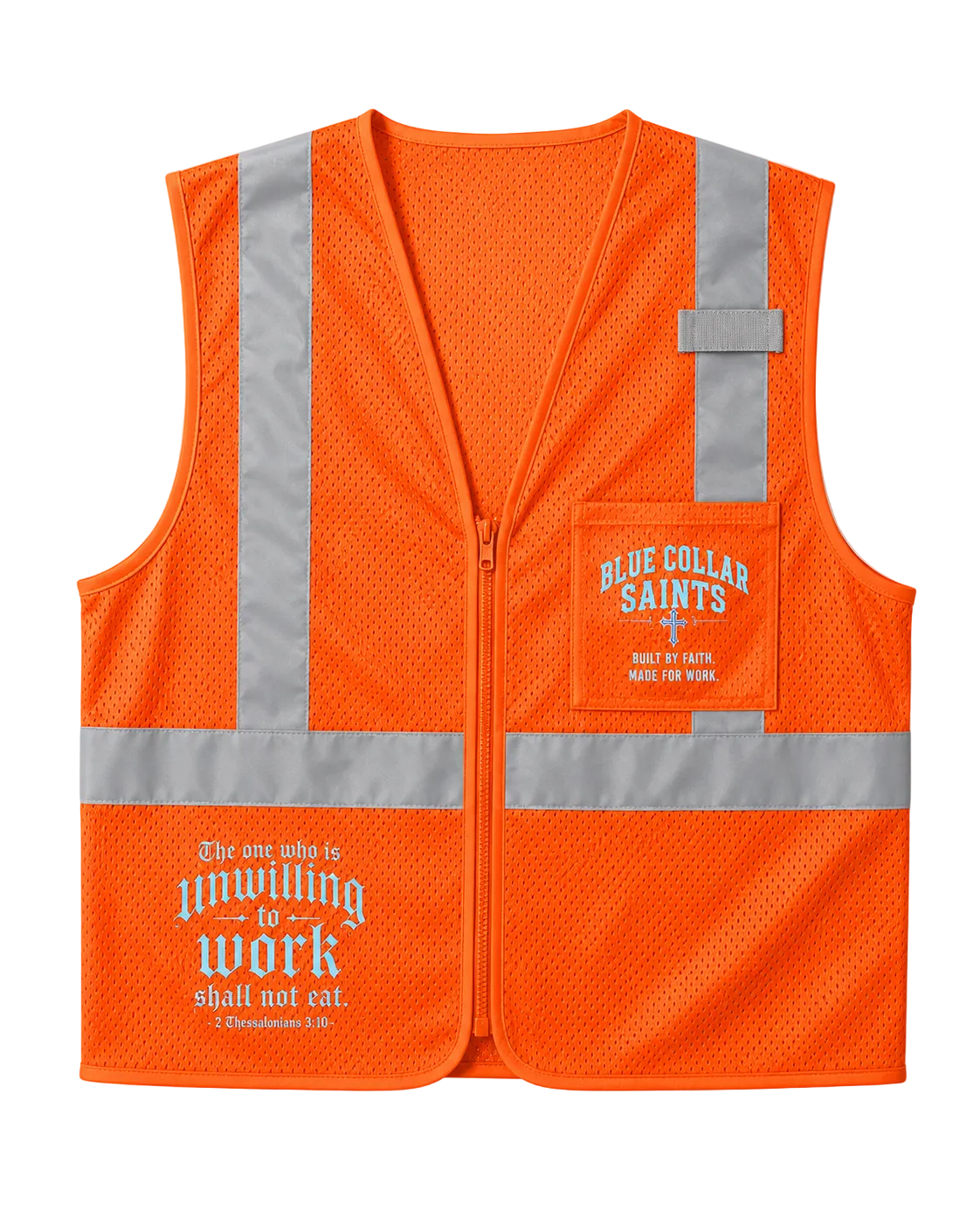Blue Collar Saints Class 2 Mesh Safety Vest