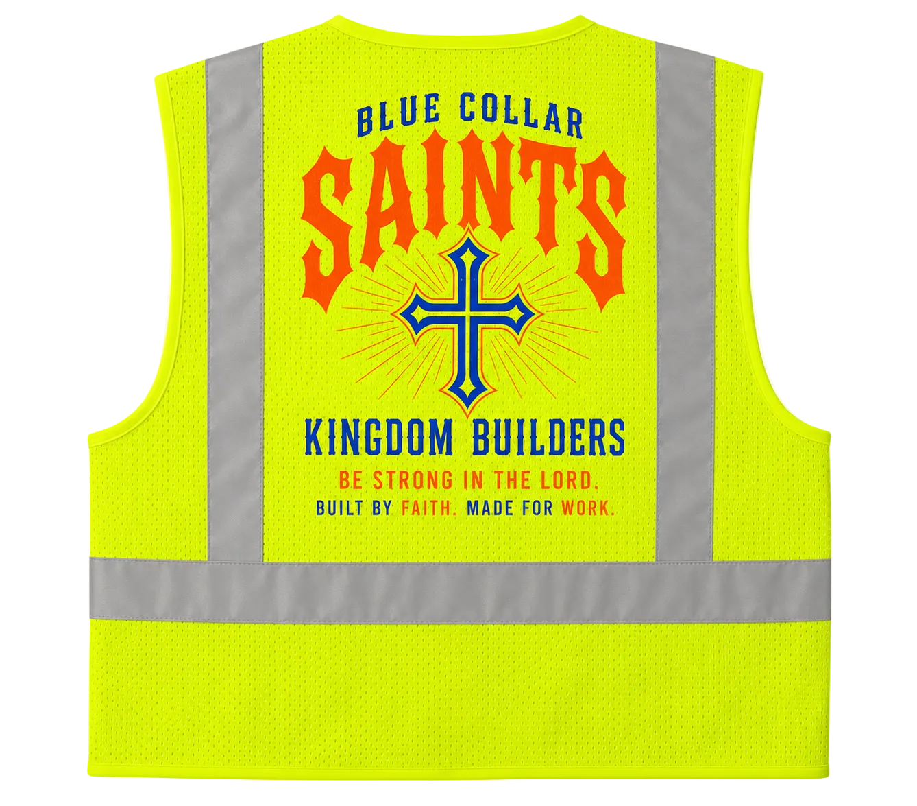 Blue Collar Saints Class 2 Mesh Safety Vest