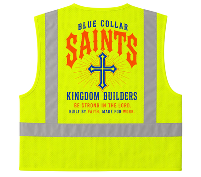 Blue Collar Saints Class 2 Mesh Safety Vest