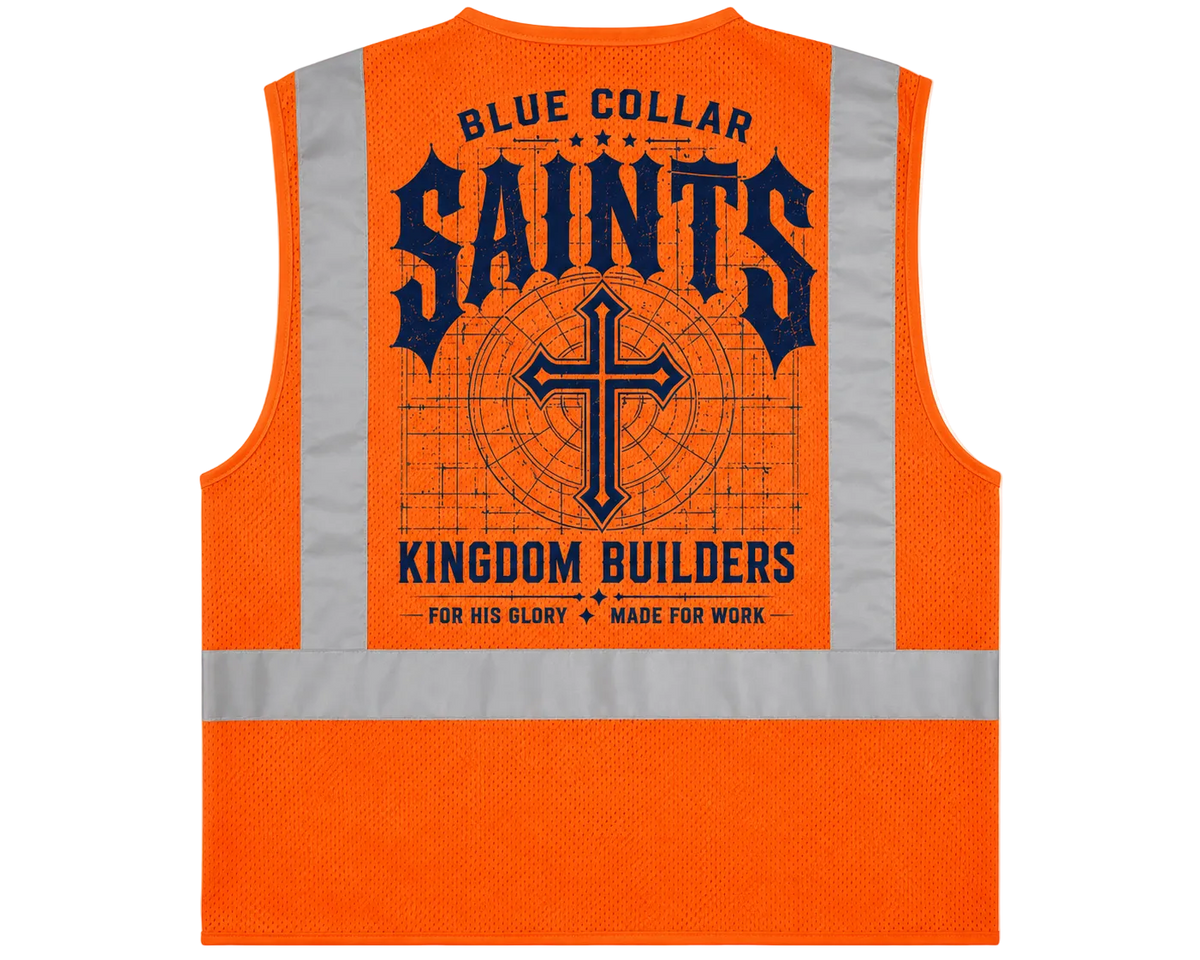 Blue Collar Saints Class 2 Mesh Safety Vest