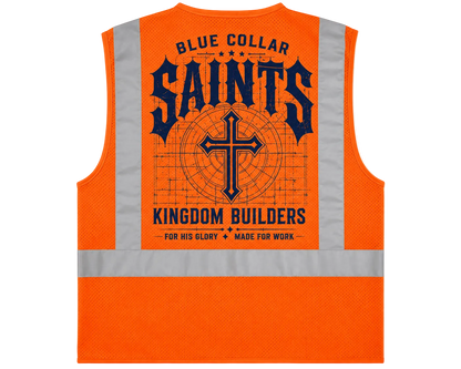 Blue Collar Saints Class 2 Mesh Safety Vest