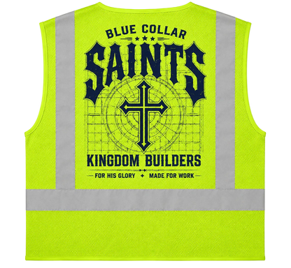 Blue Collar Saints Class 2 Mesh Safety Vest