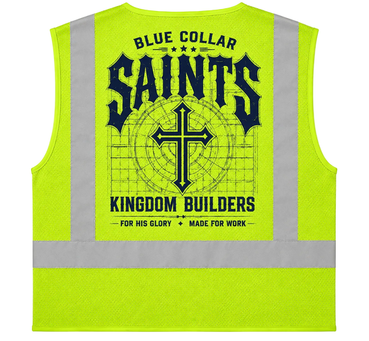 Blue Collar Saints Class 2 Mesh Safety Vest