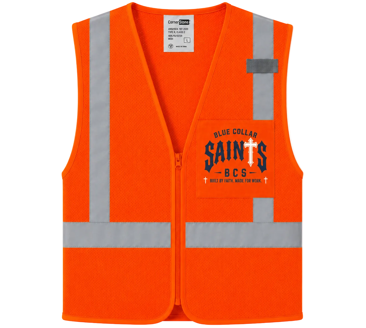 Blue Collar Saints Class 2 Mesh Safety Vest