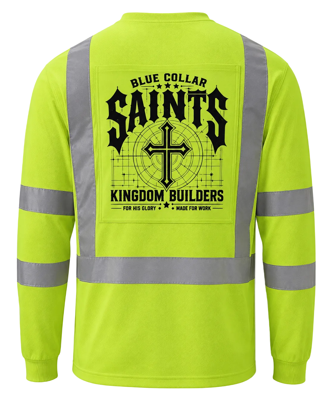 Blue Collar Saints Kingdom Builder Hi-Vis Long Sleeve