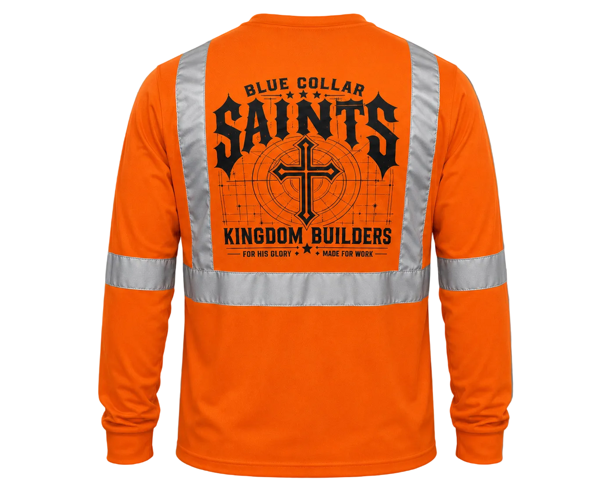 Blue Collar Saints Kingdom Builder Hi-Vis Long Sleeve