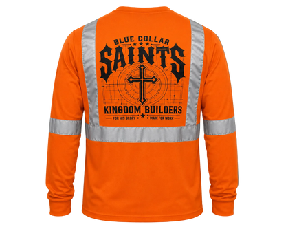 Blue Collar Saints Kingdom Builder Hi-Vis Long Sleeve